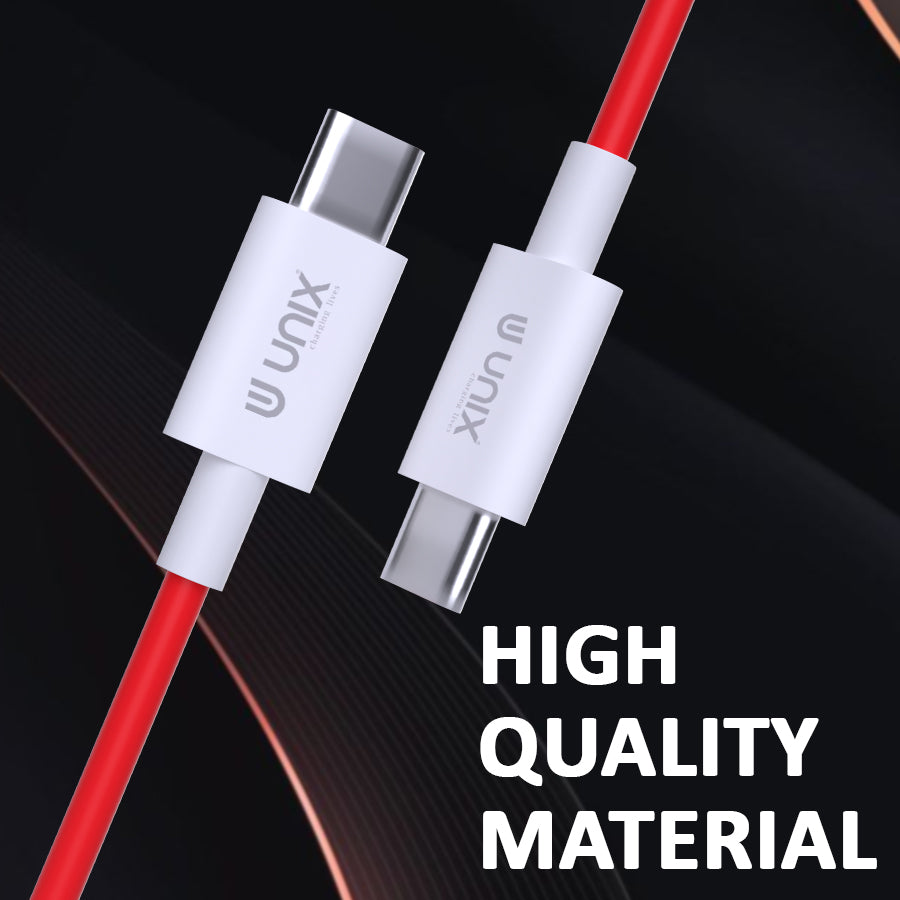 Unix DASH-60 PD 60W Type-C Data Cable - Unixindia.