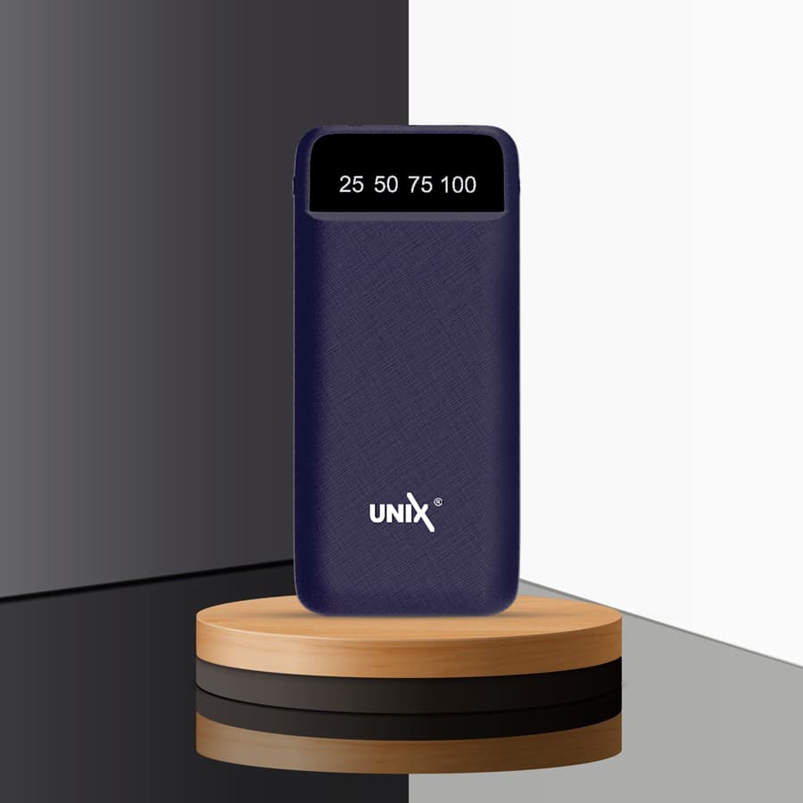 Unix UX-1520 10000mAh Power Bank - Stay Charged Anywhere, Anytime! Blue full design