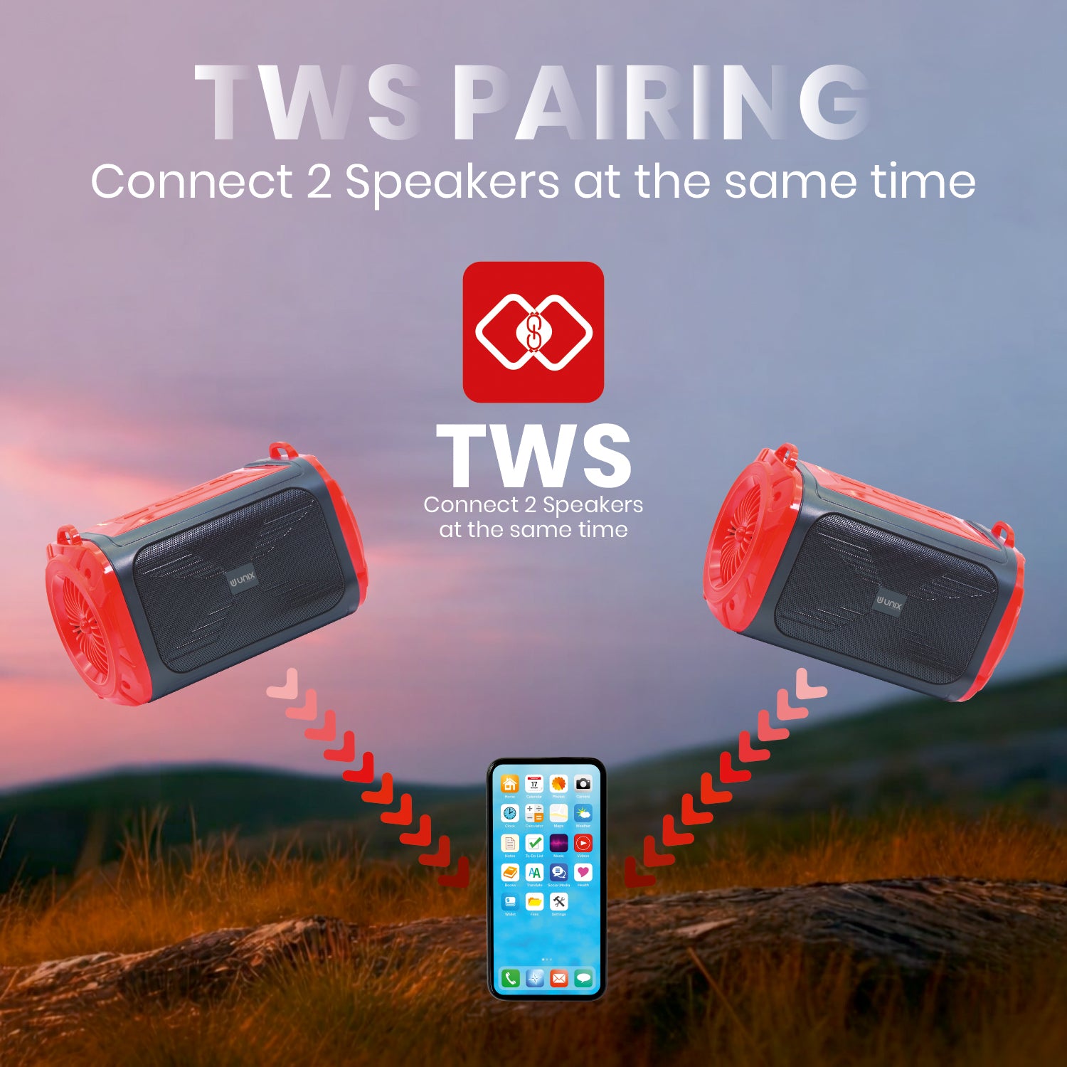 Unix Viba Blast 10W Wireless Bluetooth Speaker