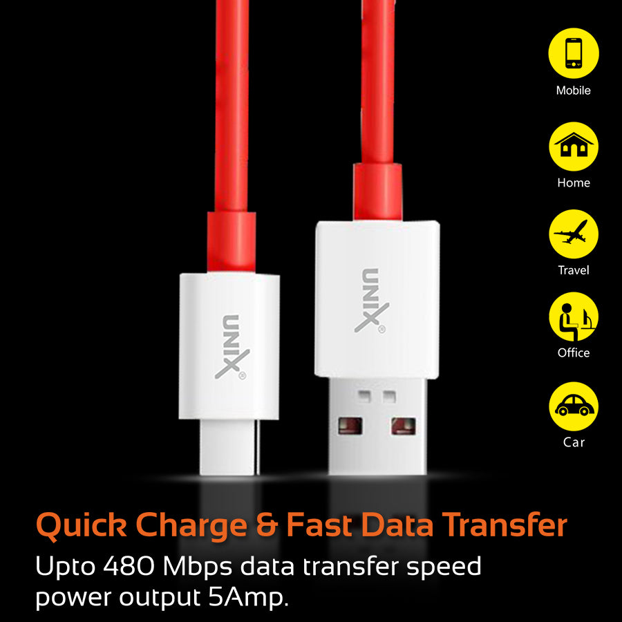 Unix Dash 20 Fast Charging Data Cable all