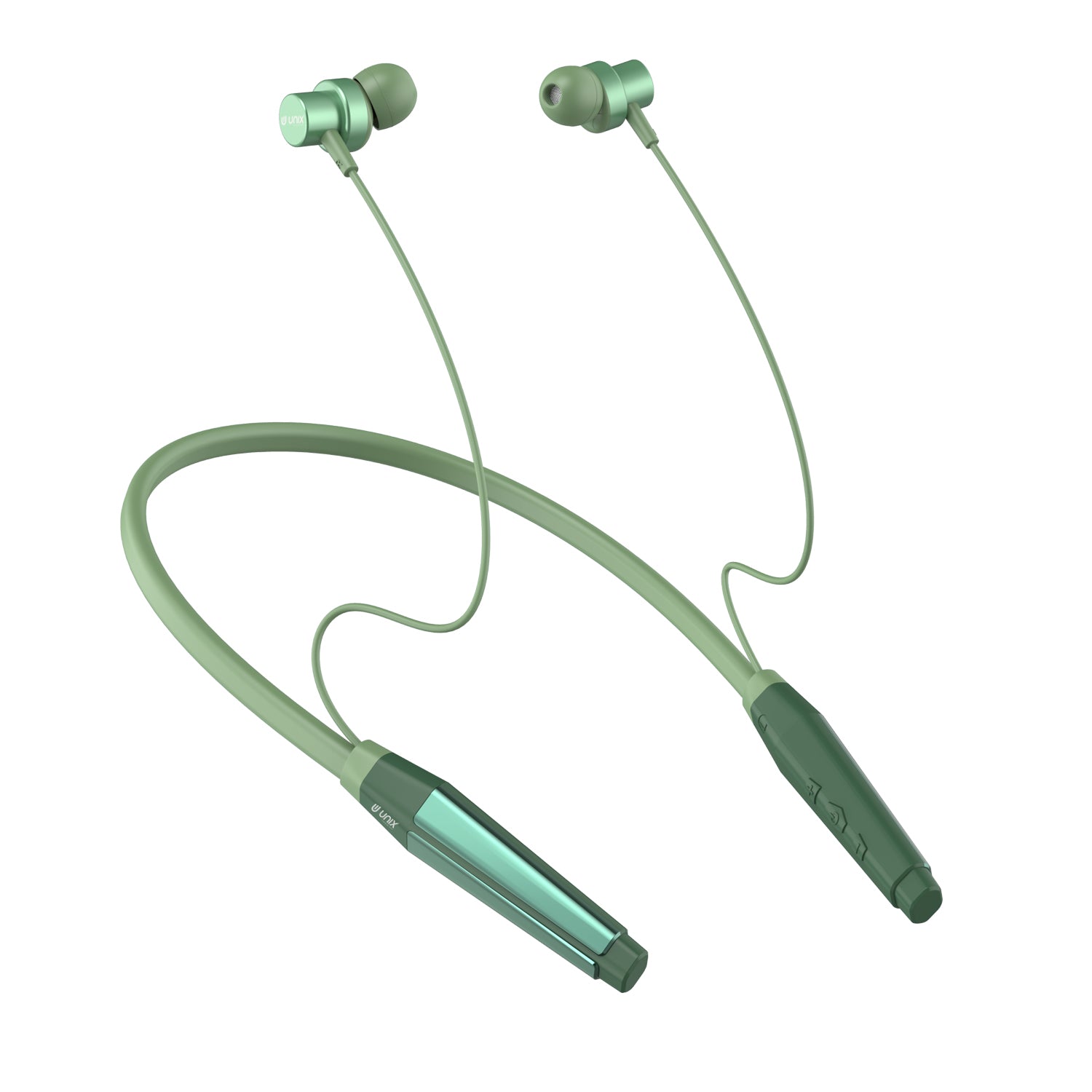 Unix HP-40 Sapphire Wireless Neckband - Long Battery Life, HD Sound, Magnetic Control - Unixindia.