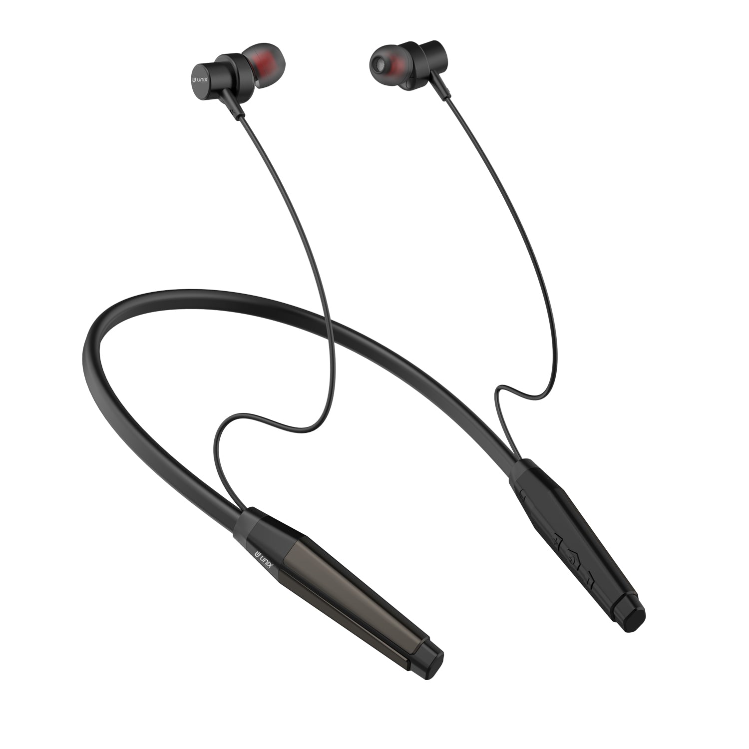 Unix HP-40 Sapphire Wireless Neckband - Long Battery Life, HD Sound, Magnetic Control - Unixindia.