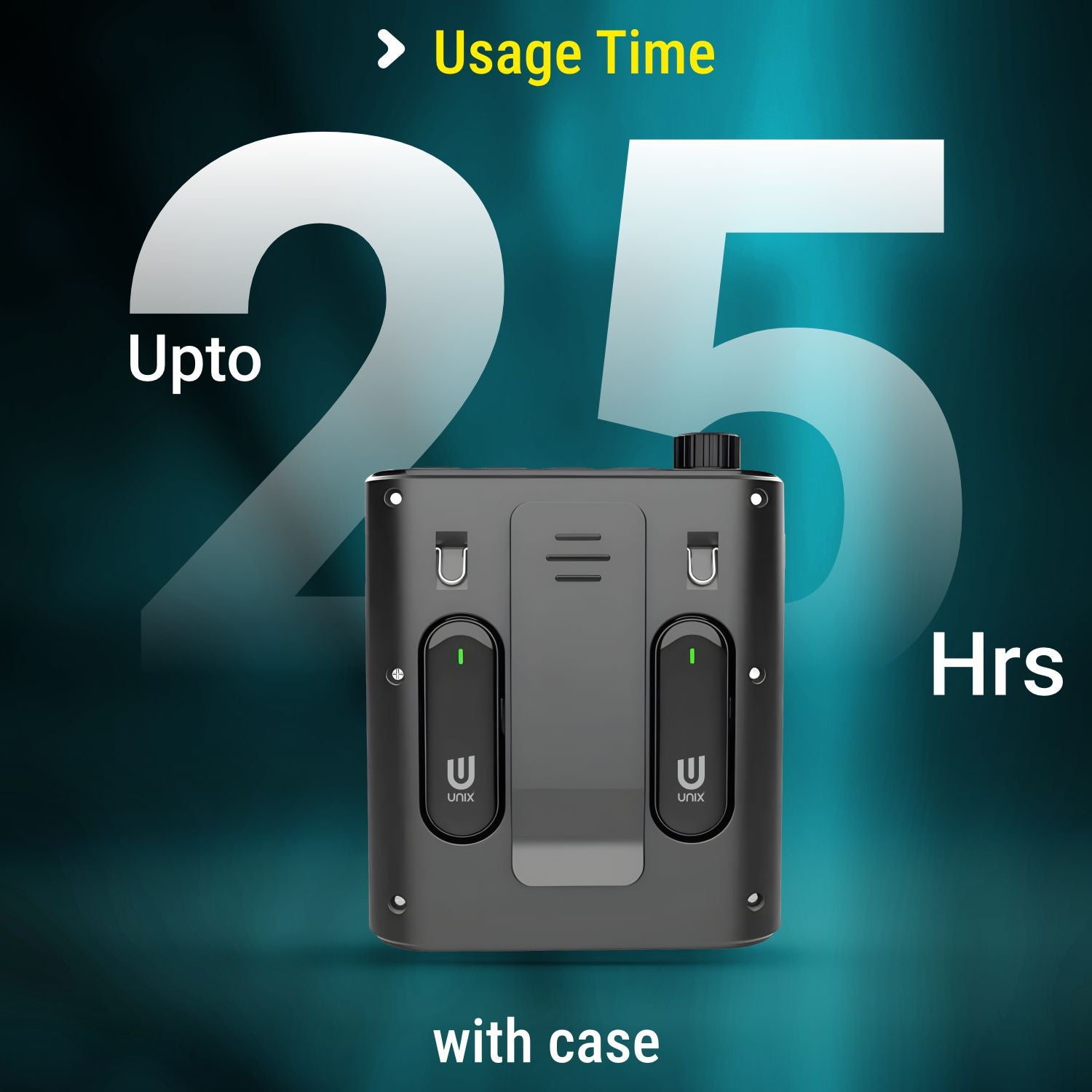 Unix MC 5 Wireless Loud Speaker with Dual Microphones