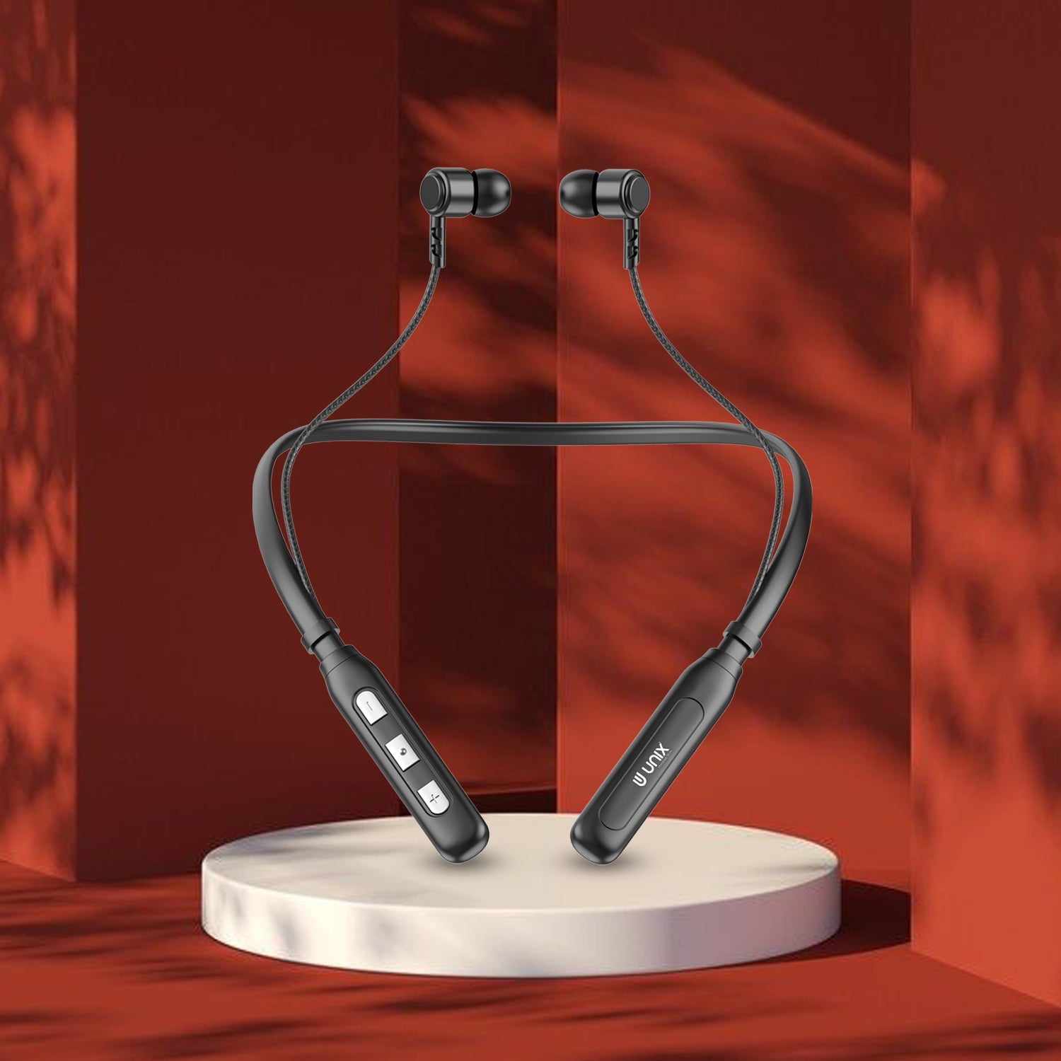 Unix UX-MX7 Swag Wireless Neckband | Loud Sound Quality - Unixindia.