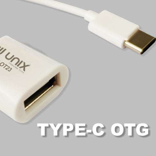 Unix UX-OT23 Type-C Wired OTG - 10 Pcs / Pkt - Unixindia.