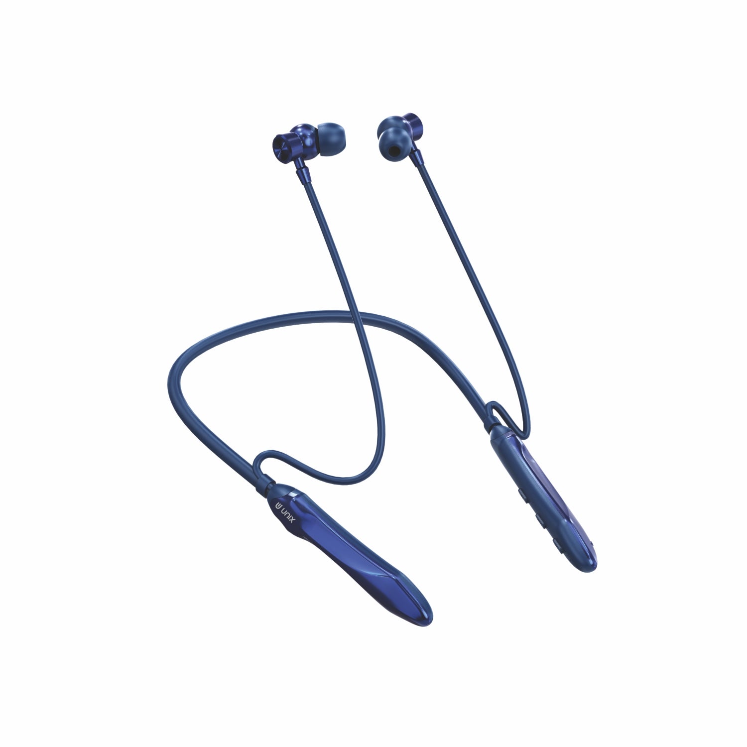 UNIX Zeus N300 Neckband – 84H Playtime, HD Call Blue