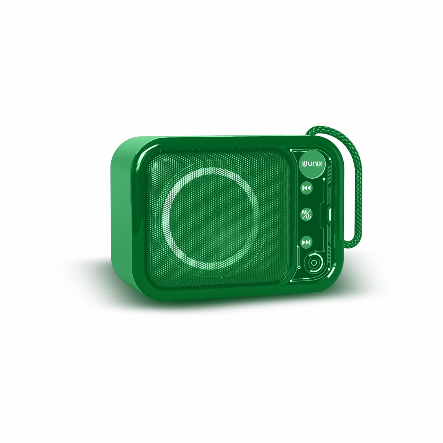 Unix XB-U44 Skon 7W Wireless Stereo Speaker with TF Card Green