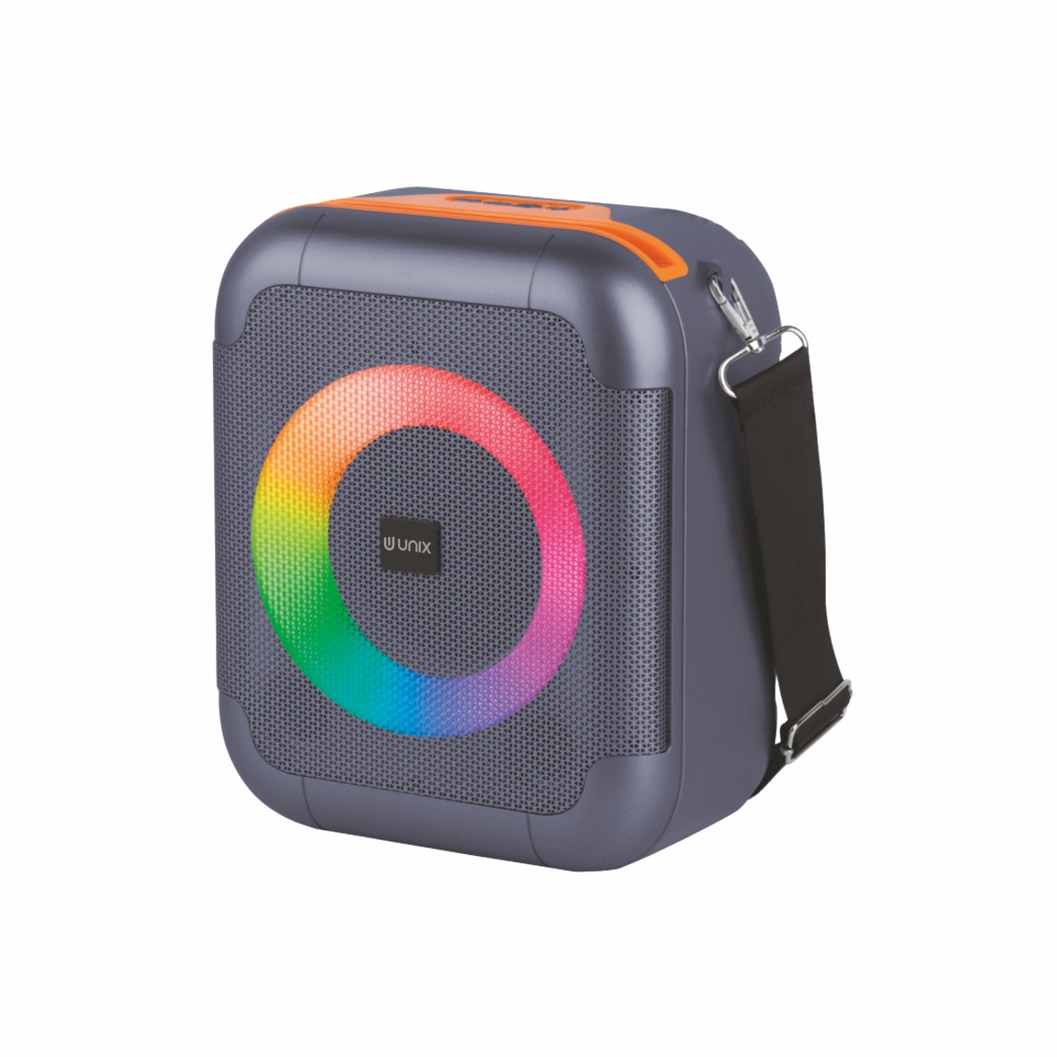 UNIX Q Box XB-U66 β 20W RGB Wireless Speaker with TWS, Super Bass & 15H Playtime