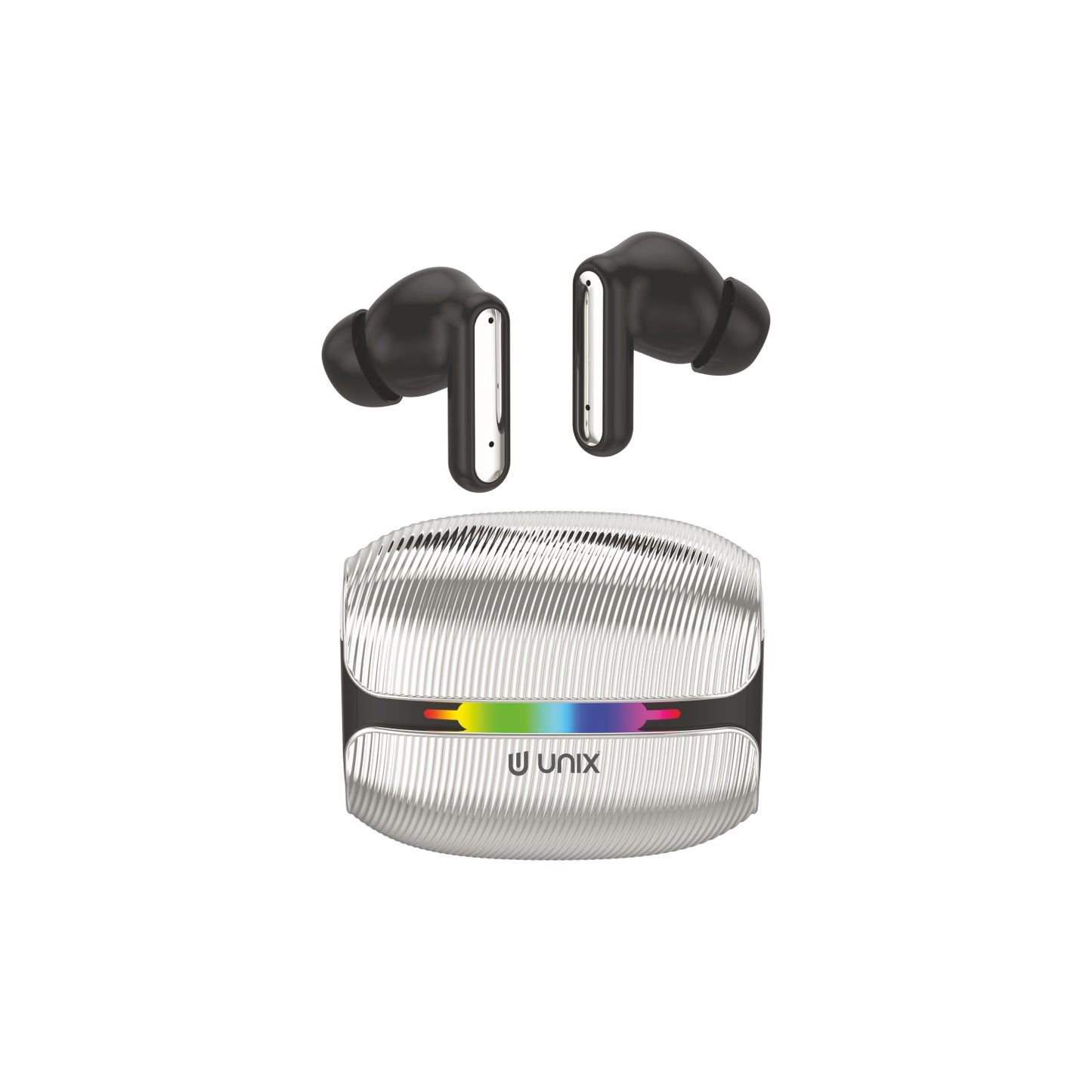 Unix Airbuds Z1 Waves äóñ 40Hr Playtime Wireless Earbuds white