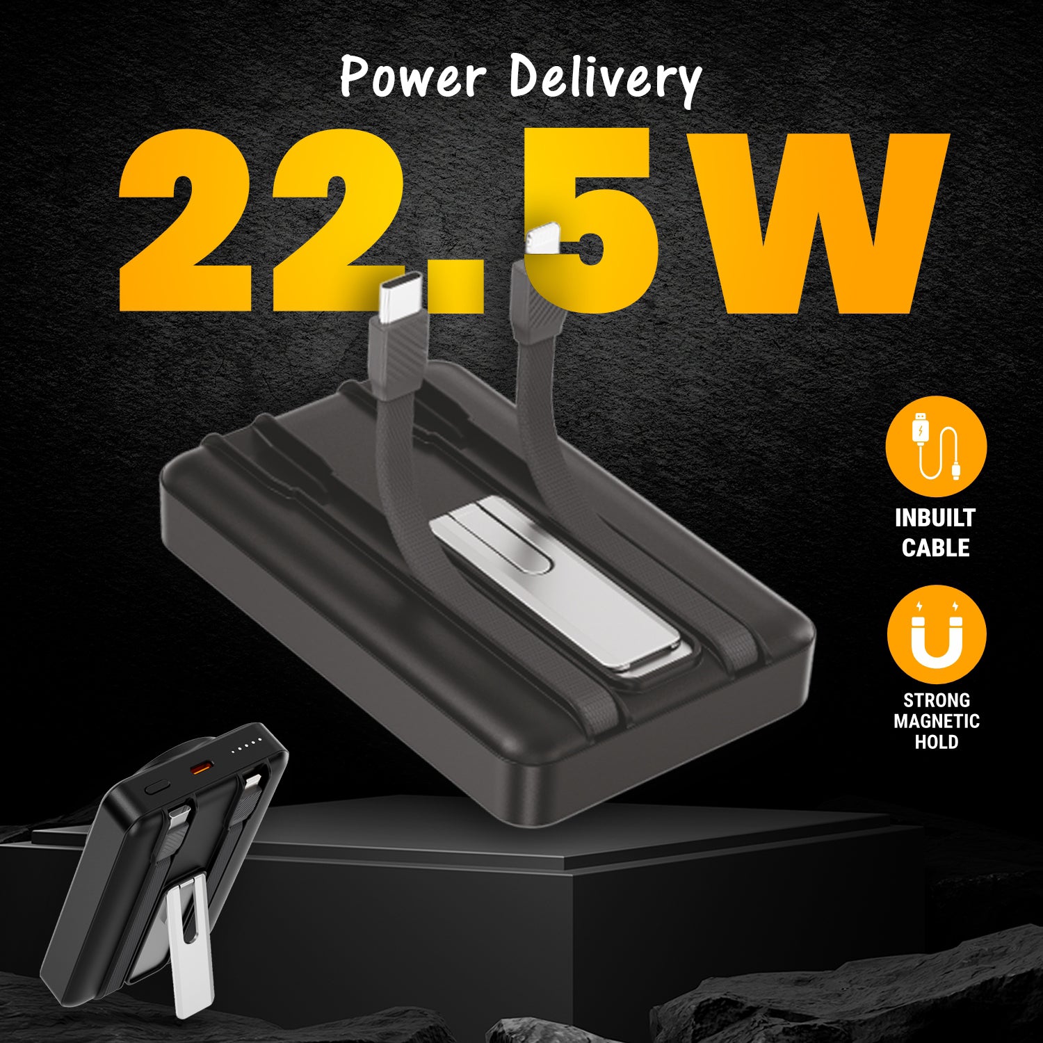 UNIX UX-1524 Rush 10000mAh Wireless Power Bank