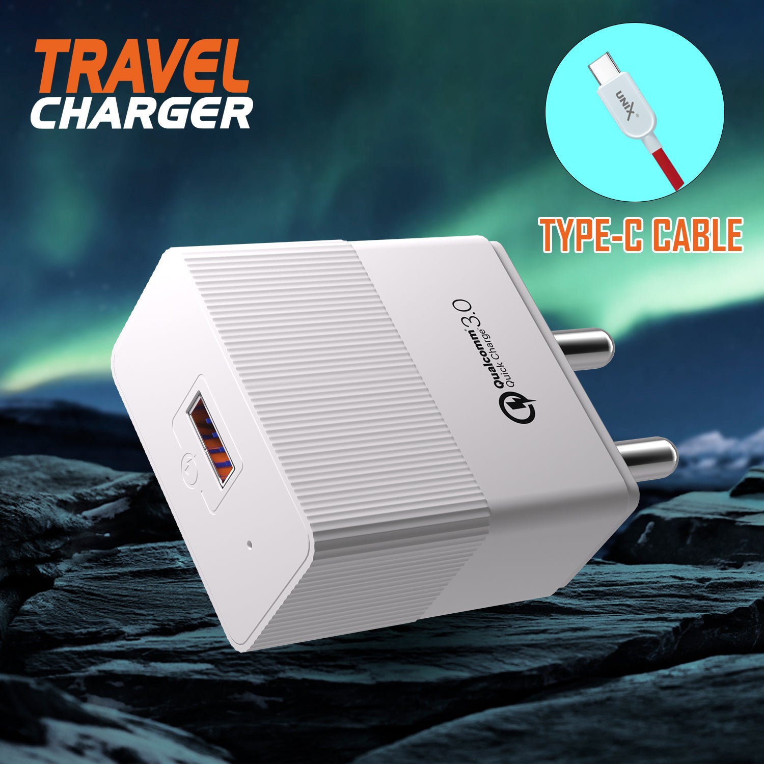 Unix UX-111 - Best Fast Charger for Android type-c