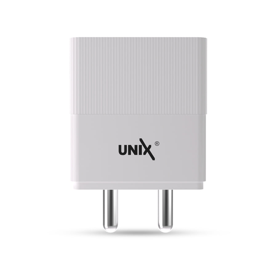 Unix UX-107 Dual USB Fast Travel Charger front