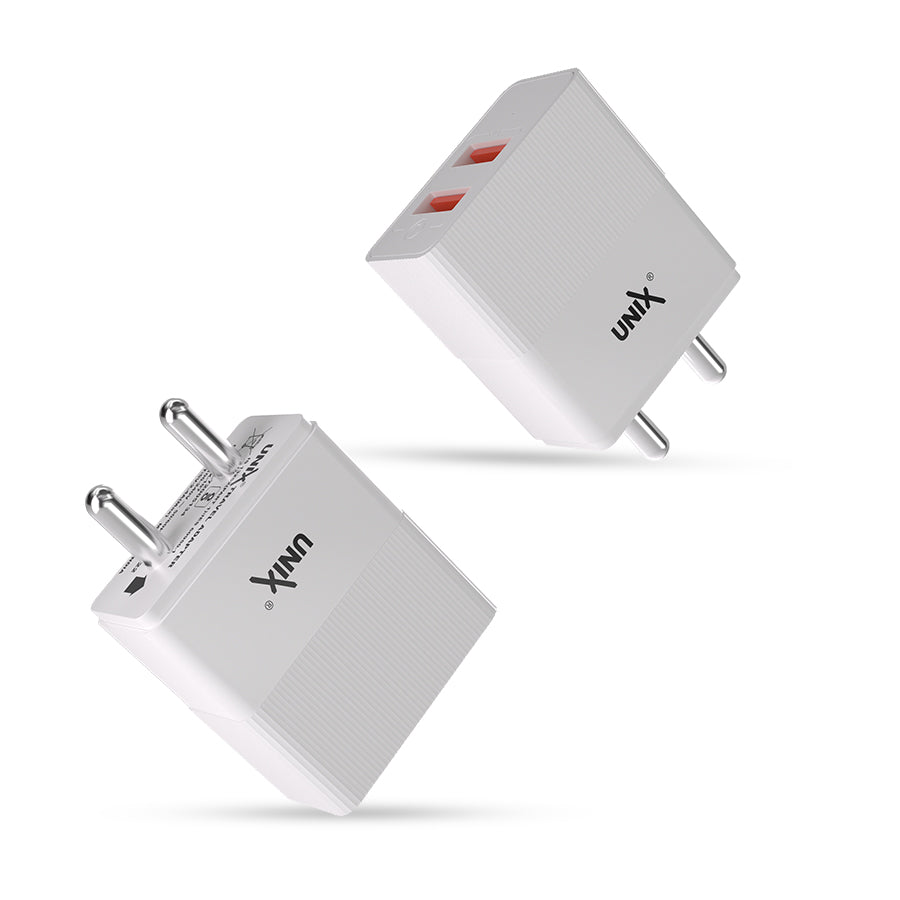 Unix UX-107 Dual USB Fast Travel Charger up