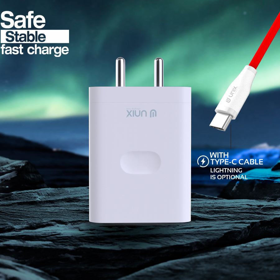 Unix UX-122 65W All In One PD Travel Charger - Precision and Power! - Unixindia.
