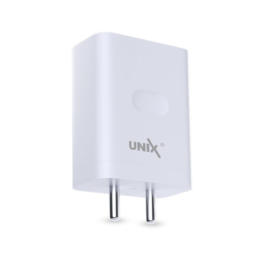 Unix UX-123 45W All In One Travel Charger - Versatile Power and Protection! plane background