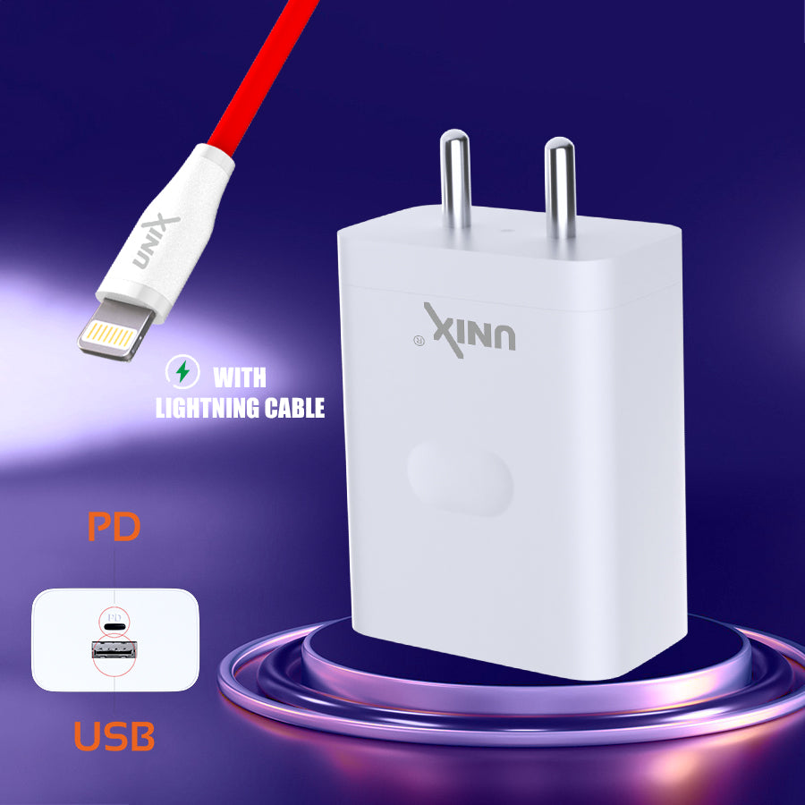 Unix UX-125 Dual Output Fast Charger | Intelligent Charging & Multiple Protections up
