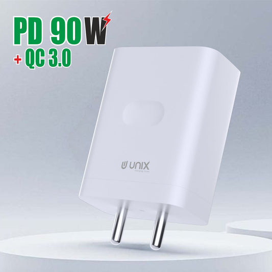 Unix UX-126 All-In-One Fast Travel Charger | Dual Output - Unixindia.