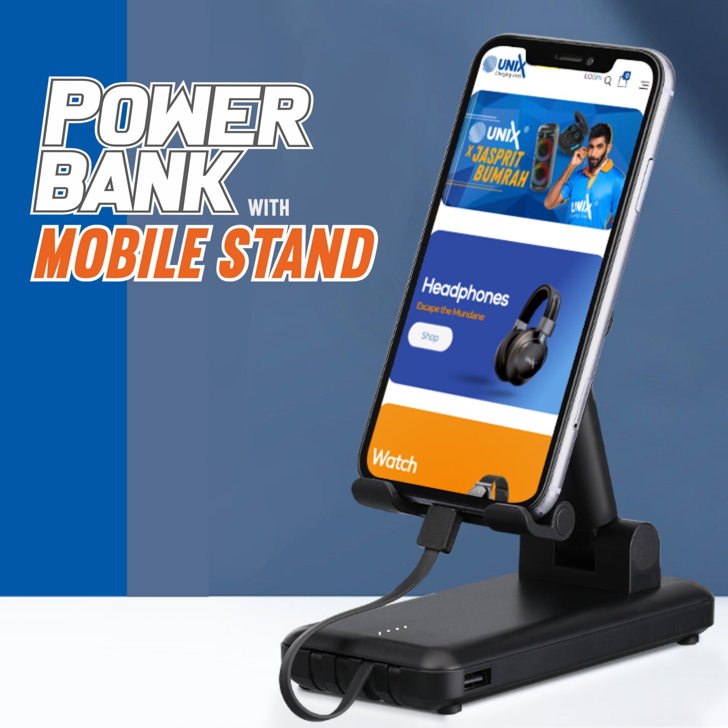 UNIX UX-1521 10000mAh Magnetic Wireless Power Bank | 22.5W Fast Charging, 15W Wireless, Type-C Input/Output