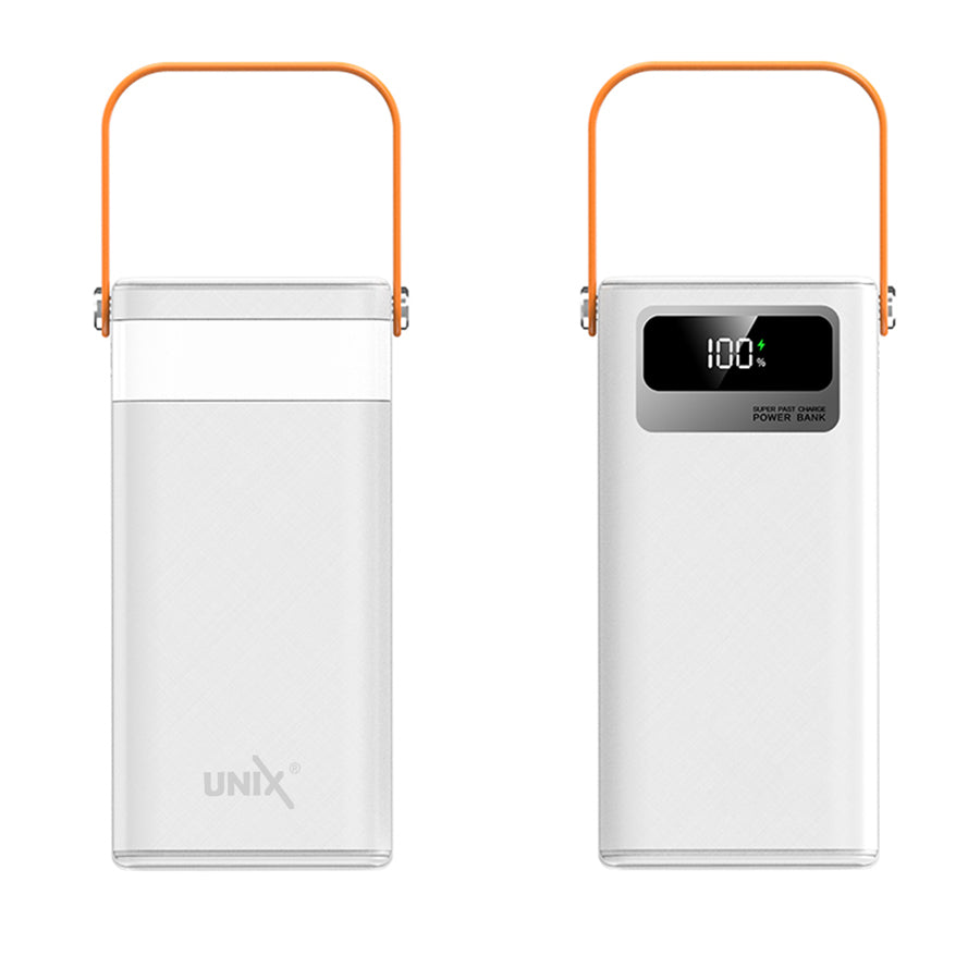 Unix UX-1539 Best All In One 50000 mAh Power Bank | Inbuilt Cables & 22.5W PD Fast Charging front