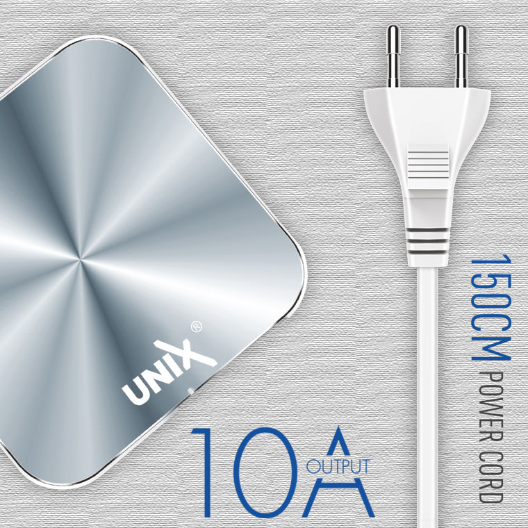 Unix UX-212 8 USB Desktop Charger left