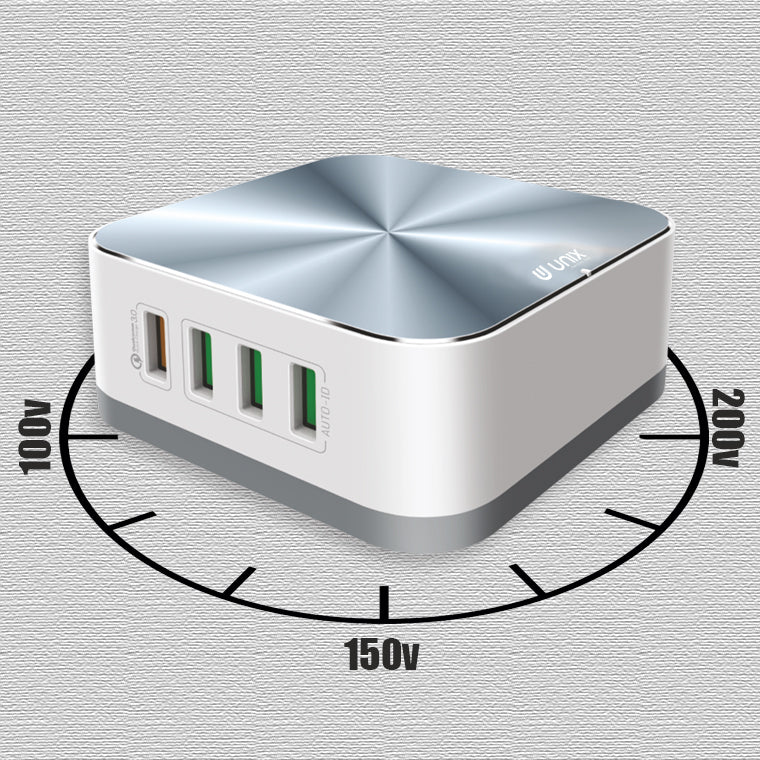Unix UX-212 8 USB Desktop Charger - Unixindia.