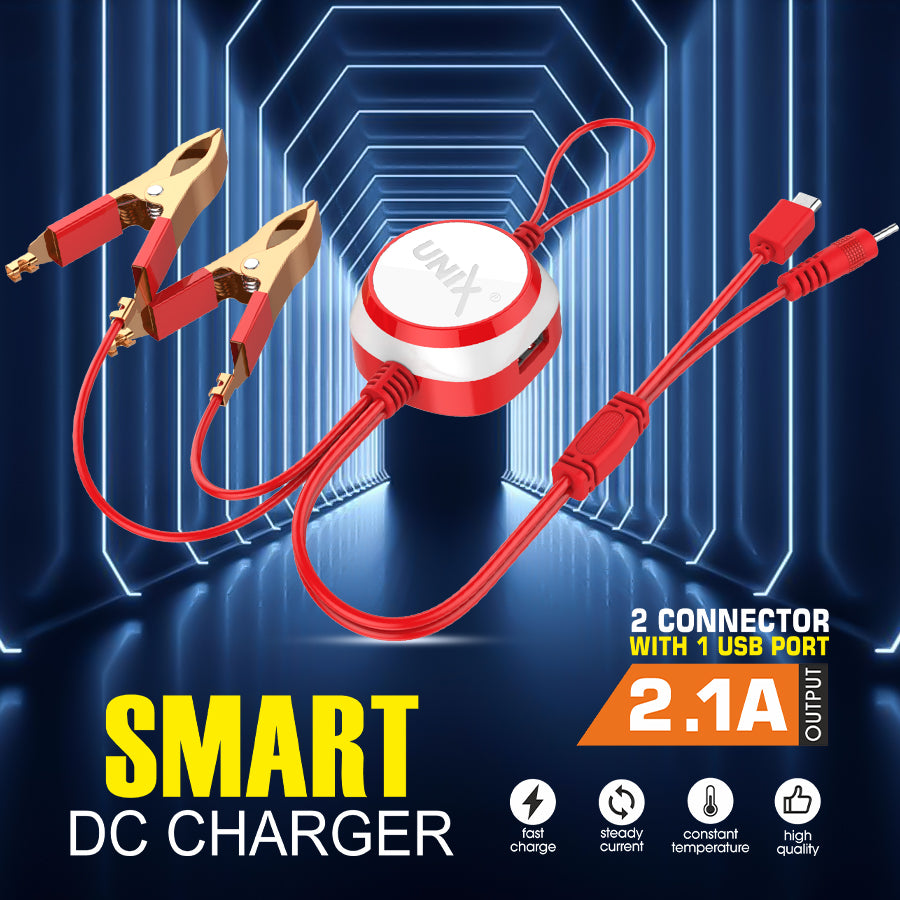 Unix UX-217 Smart DC Charger - Fast, Safe, and Intelligent Charging right