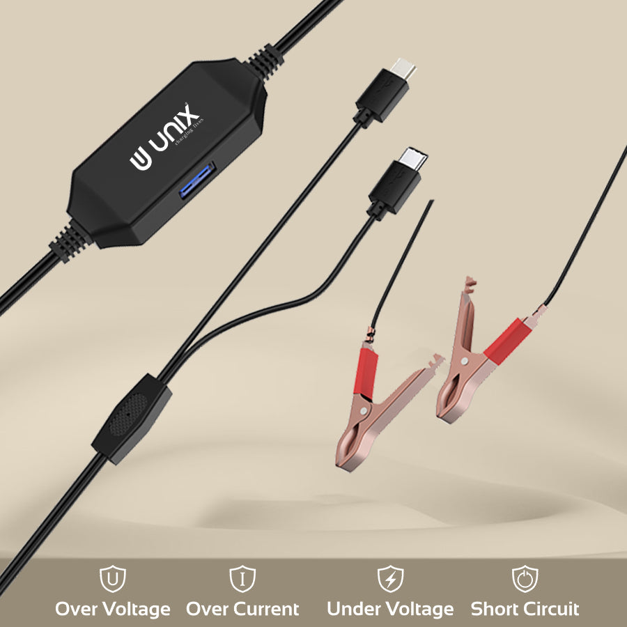 Unix UX-219 Smart DC Charger - Versatile, Fast, and Safe Charging Solution - Unixindia.