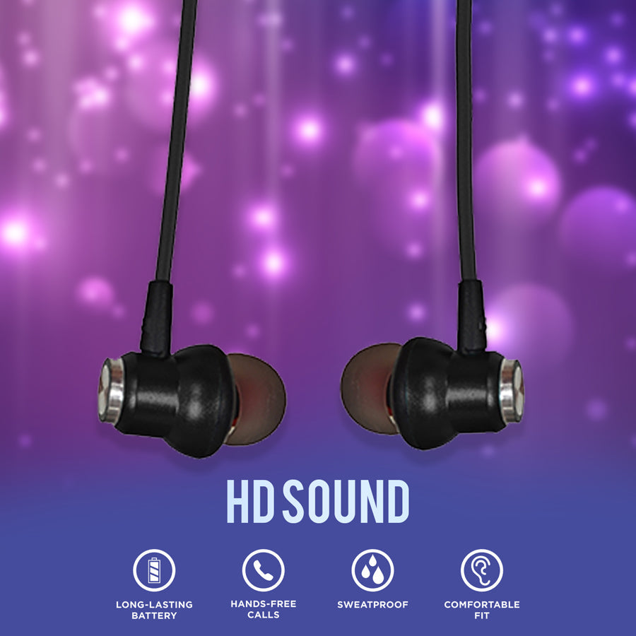 Unix UX-444 Wind Wireless Neckband | 32H Playtime Black right