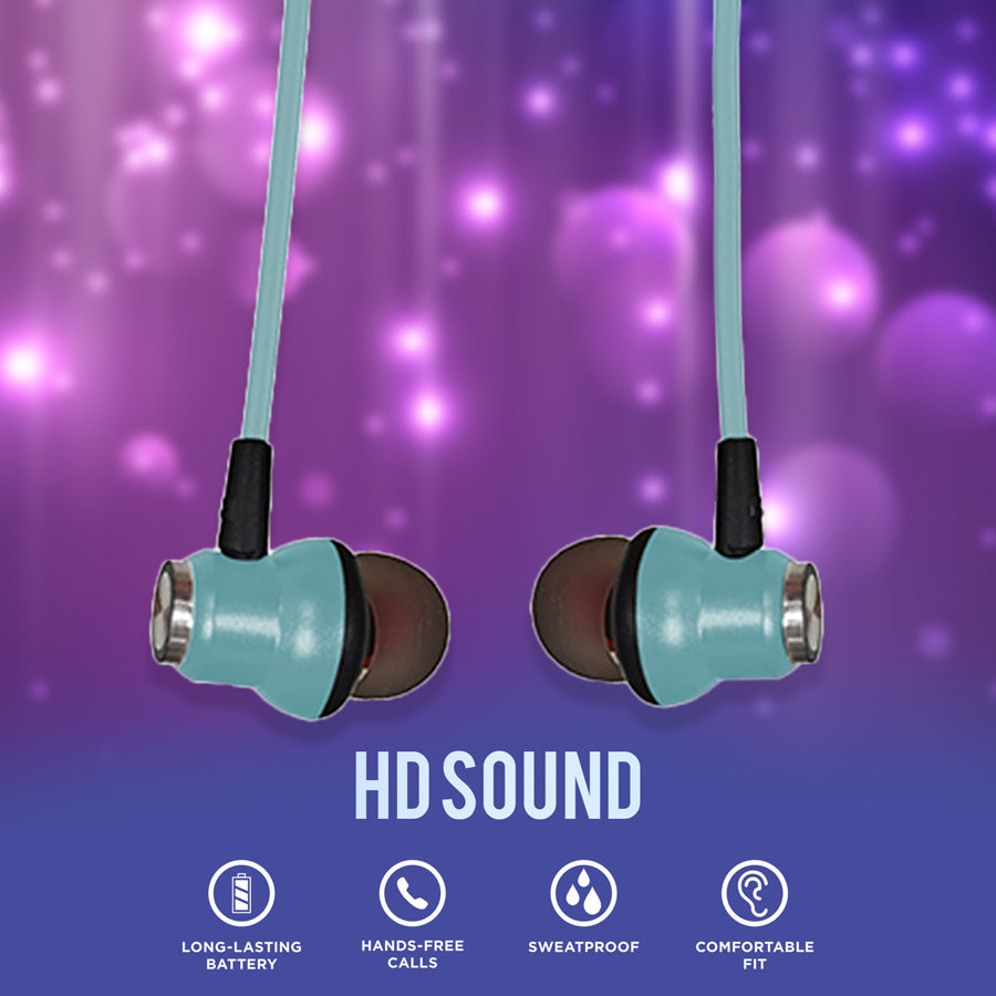 Unix UX-444 Wind Wireless Neckband | 32H Playtime Light blue right