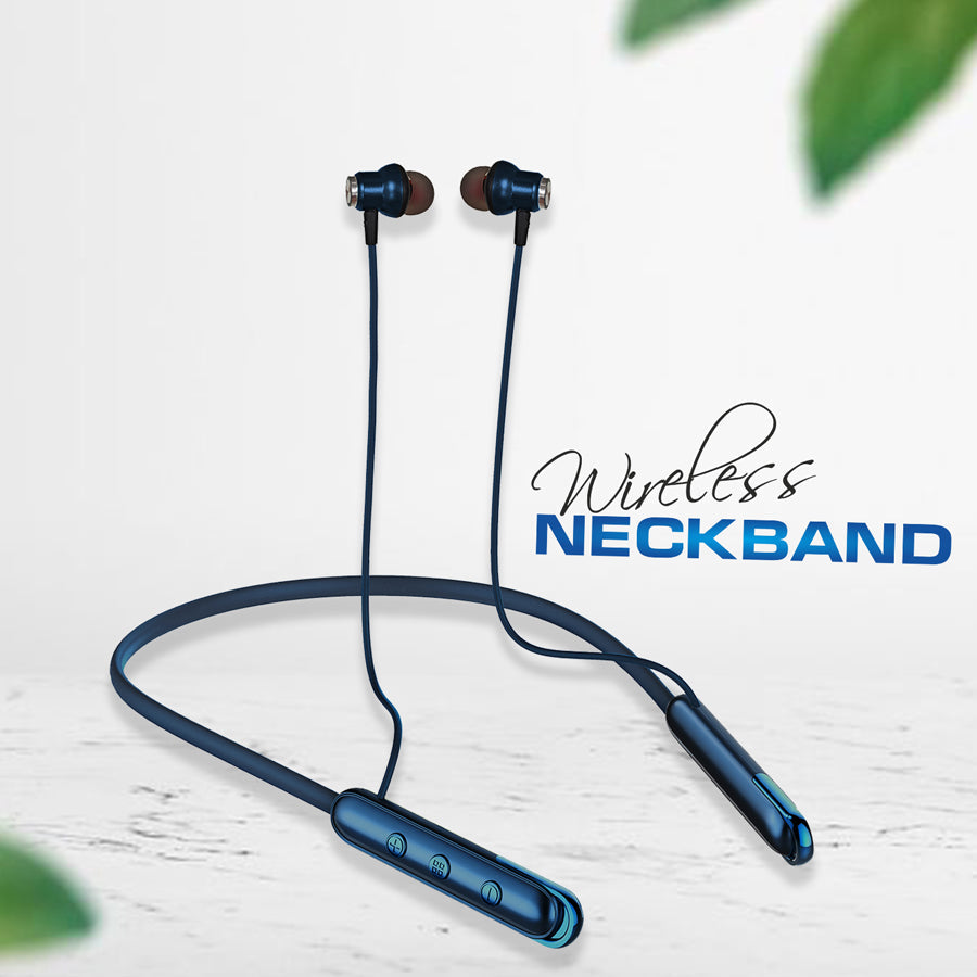 Unix UX-444 Wind Wireless Neckband | 32H Playtime Blue full