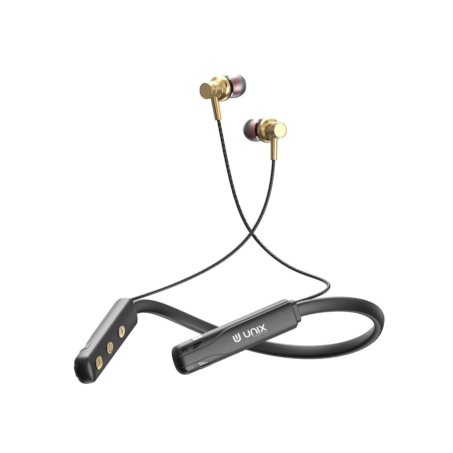 Unix UX-490 Boom Wireless Neckband | 22H Talk Time - Unixindia.