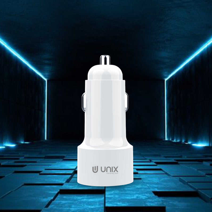 Unix UX-C11 Dual USB Car Dock - Unixindia.