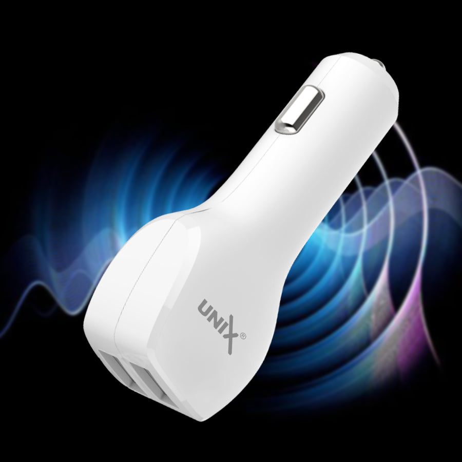 Unix UX-C88 4 in 1 Smart USB Car Charger up
