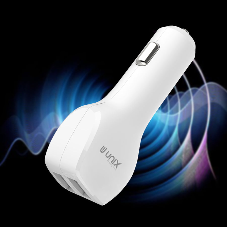 Unix UX-C88 4 in 1 Smart USB Car Charger - Unixindia.