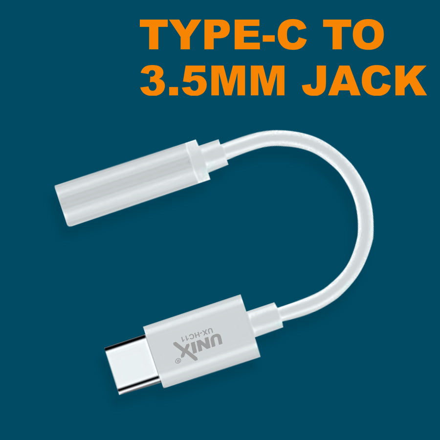 Unix UX-SC11 Wire HF Connector | Type-C to 3.5mm Jack front