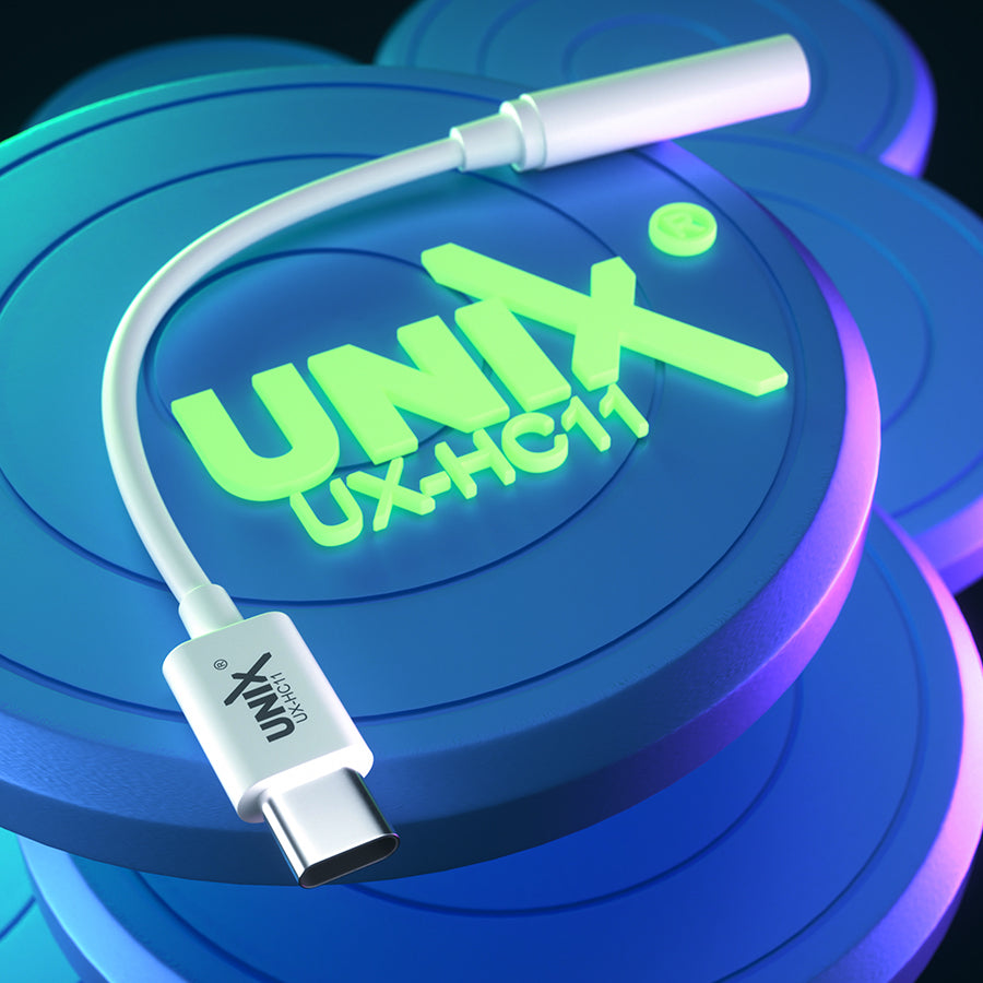 Unix UX-SC11 Wire HF Connector | Type-C to 3.5mm Jack all