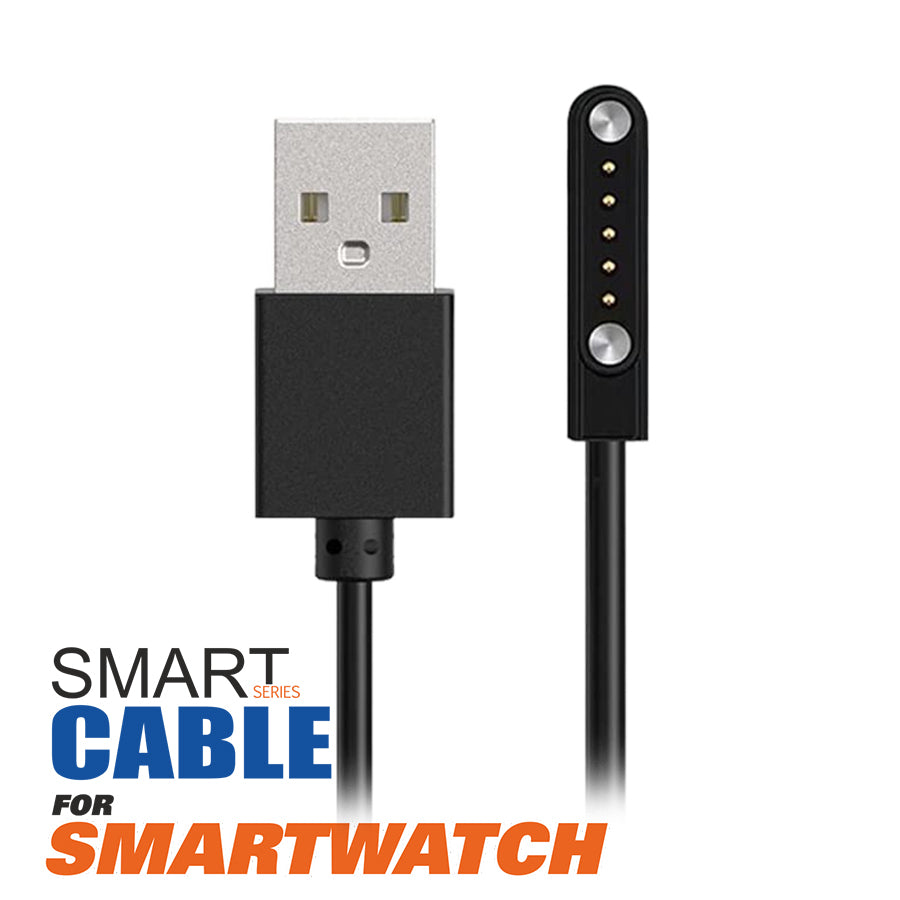 Unix UX-SWC6 Smartwatch Cable | 5 Pin Magnetic Charging back