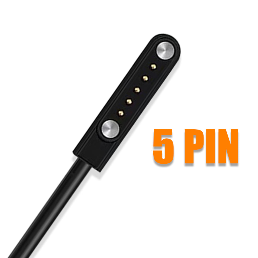 Unix UX-SWC6 Smartwatch Cable | 5 Pin Magnetic Charging full