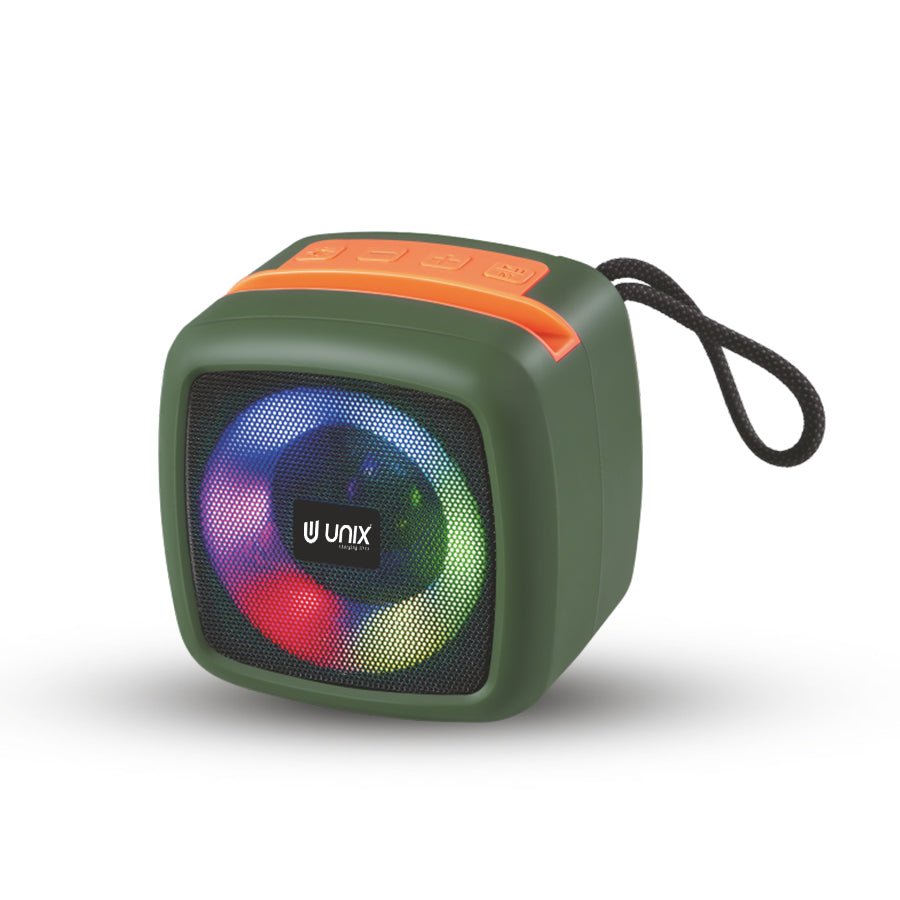 Unix XB-U55 Ultra Star Wireless Speaker - Compact Design, Vibrant Sound, RGB Lighting - Unixindia.