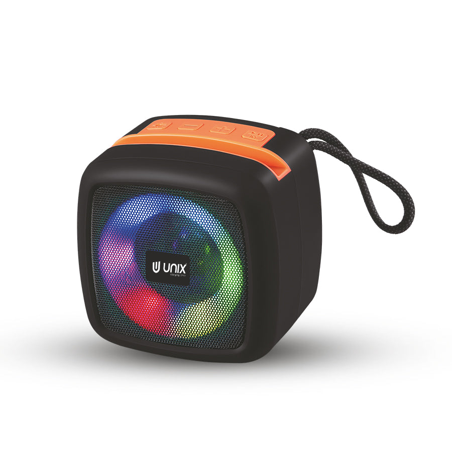 Unix XB-U55 Ultra Star Wireless Speaker - Compact Design, Vibrant Sound, RGB Lighting - Unixindia.