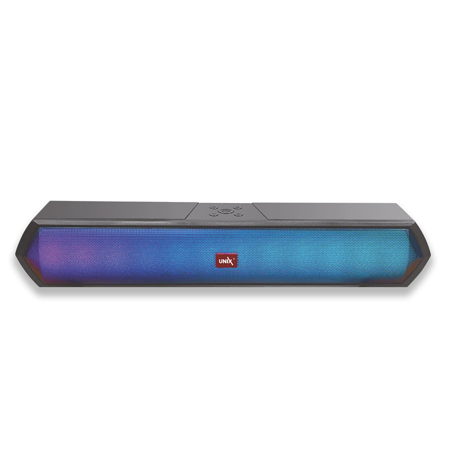 Unix XB-U77 Megabass Soundbar Wireless Speaker - High-Fidelity Audio & RGB Lighting front