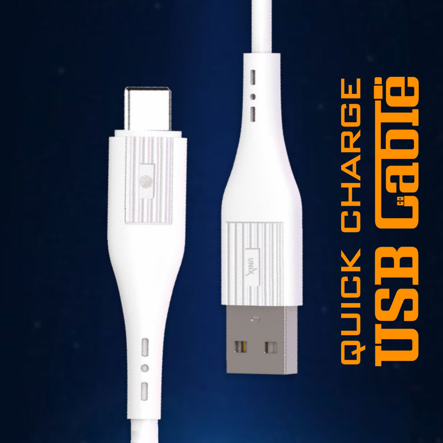 Unix UX-X3 Type-C USB Data Cable | Classic Design front