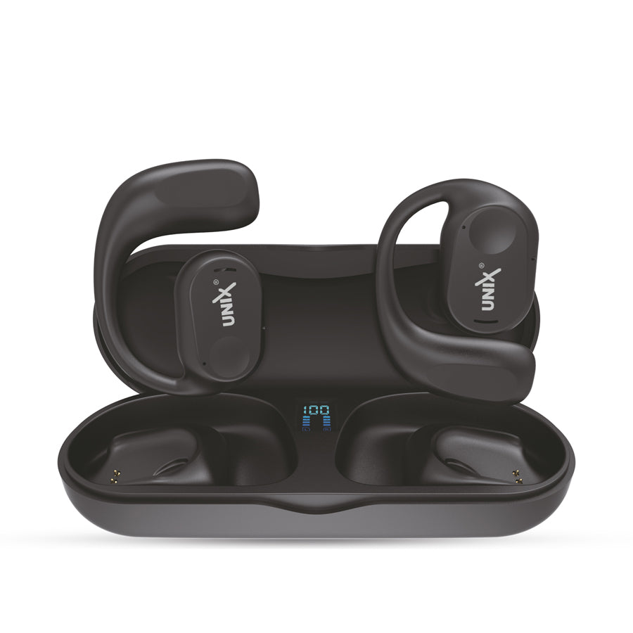 Unix UX-W7 Royal OWS Wireless Earbuds | 26 Hours Play & Talk Time, Touch Control left