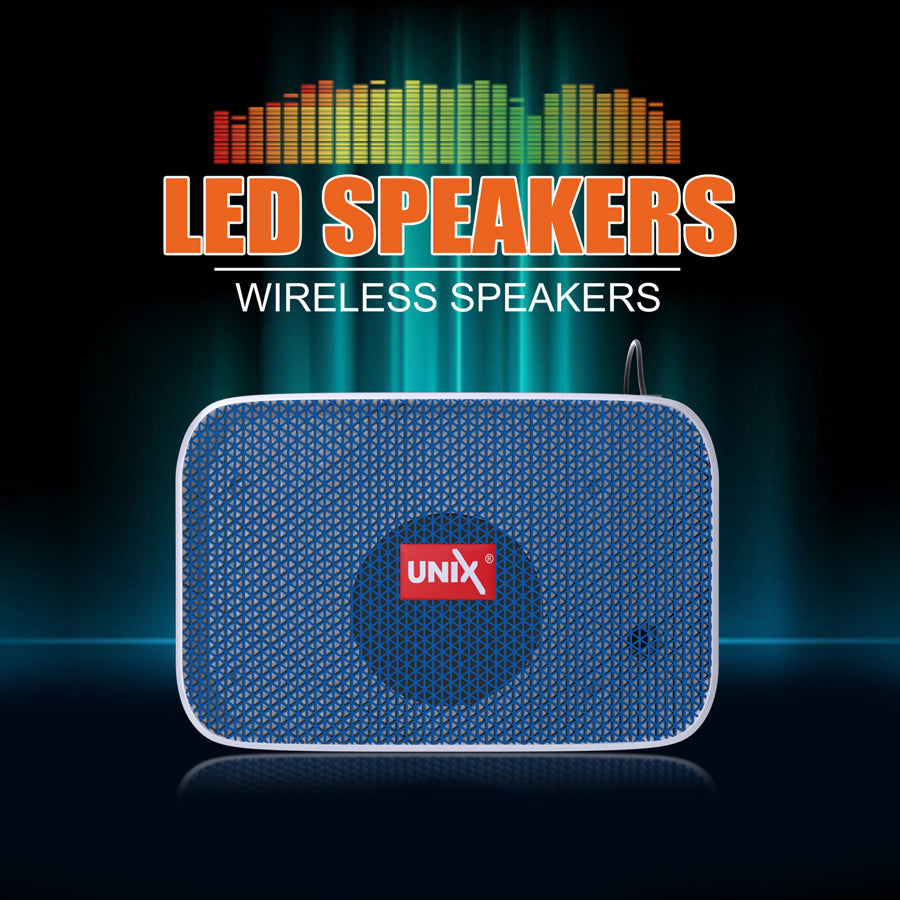 Unix XB-U11 Portable TWS Bluetooth Speakers Blue