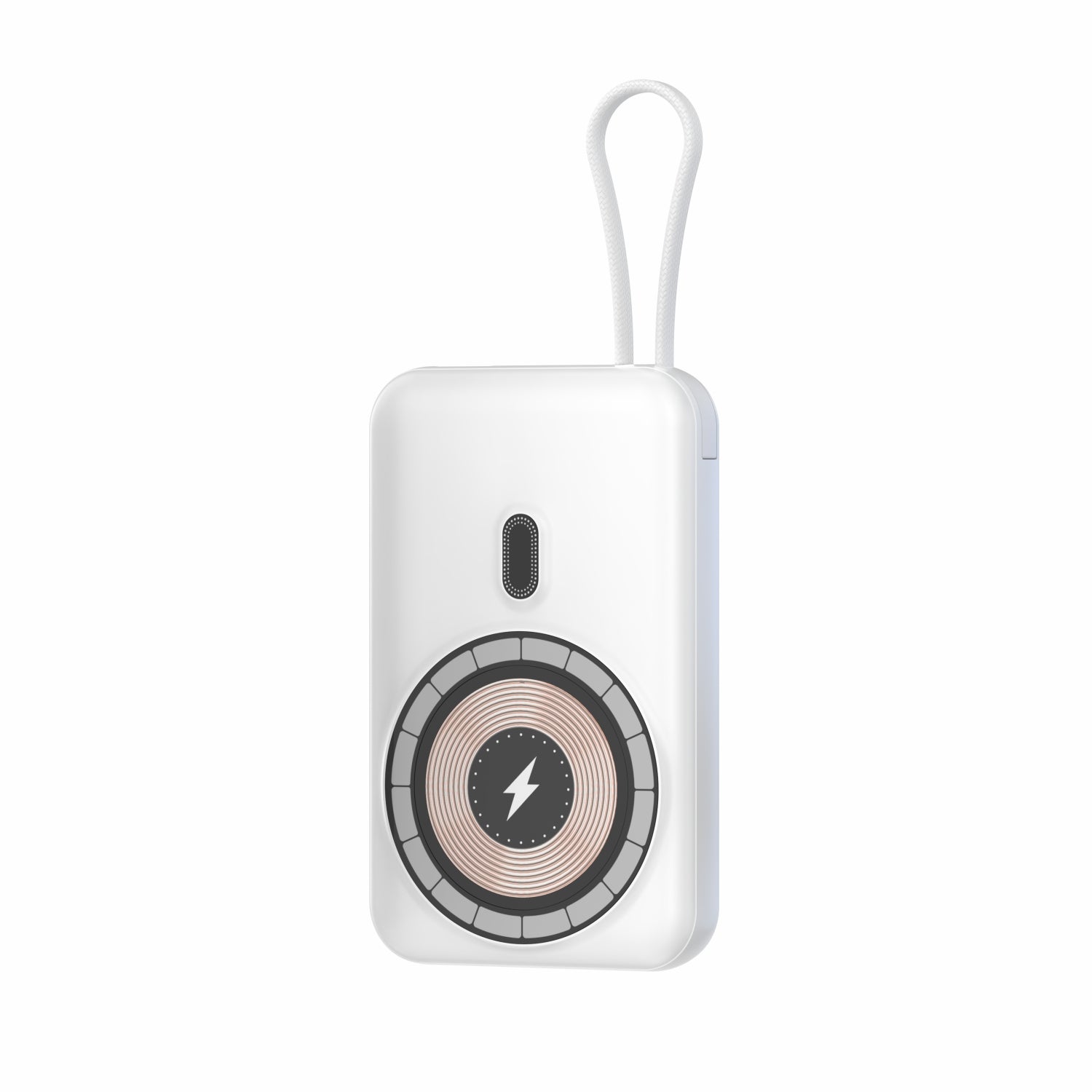 UNIX UX-1513 10000mAh Magnetic Wireless Power Bank White