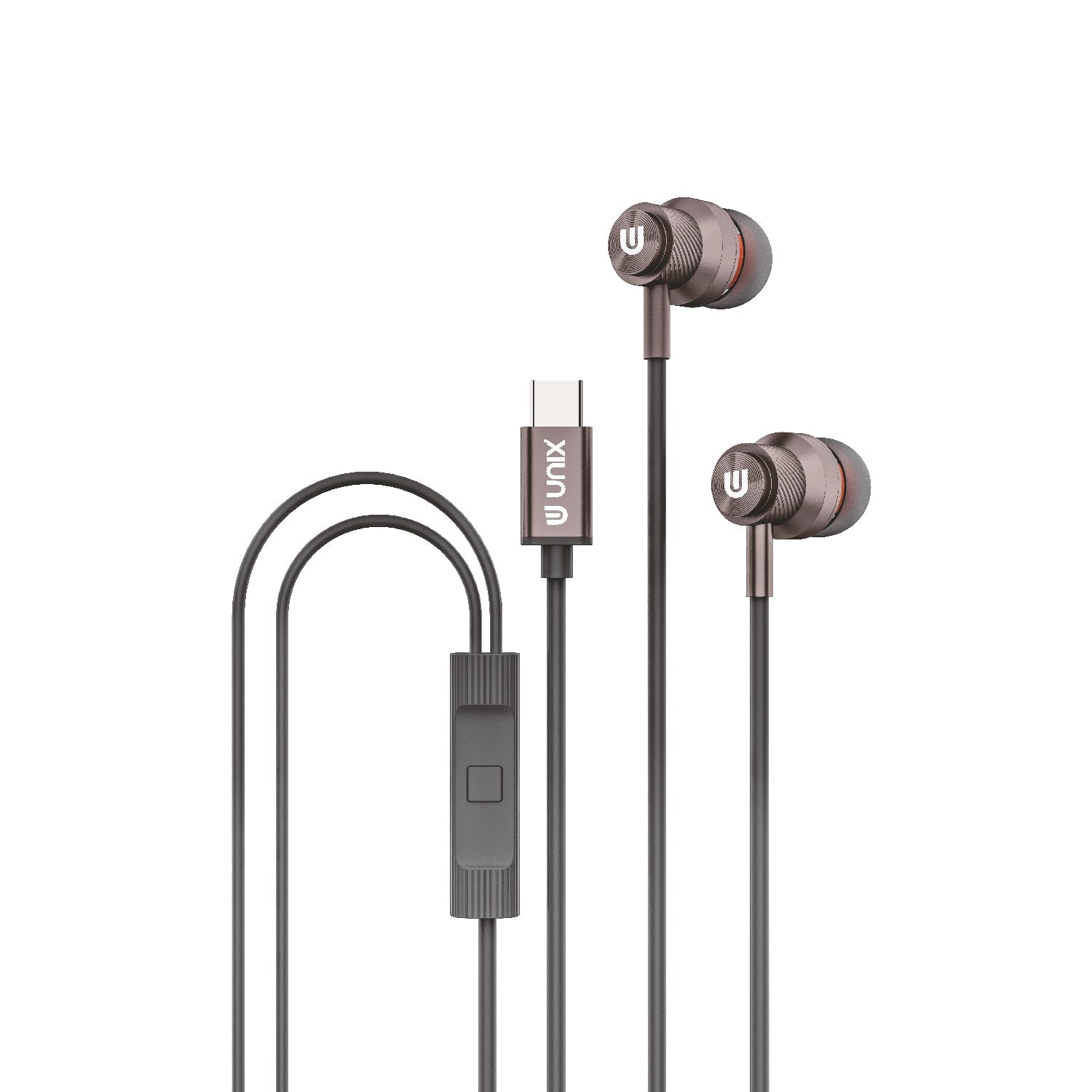 Unix Harmony Type-C Wired Earphones - Superb Sound and Comfort in Harmony
