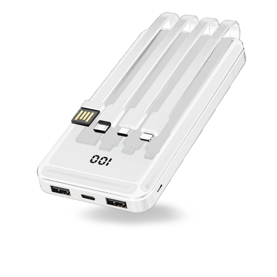 Unix UX-1511 Four In One Power Bank White back