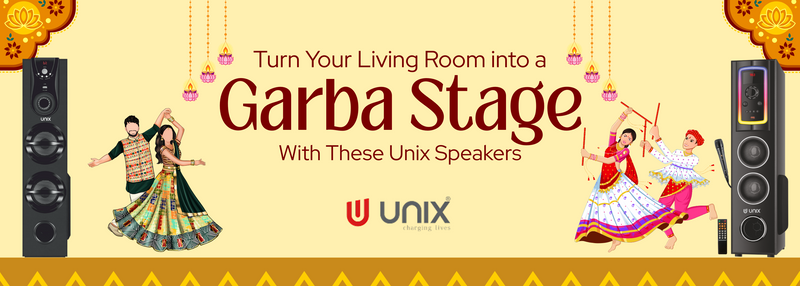 Turn Your Living Room into a Garba Stage with Unix Bluetooth Speakers