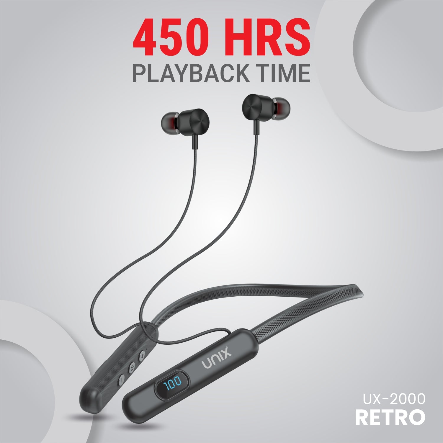 Unix UX-2000 Retro Best Wireless Neckband