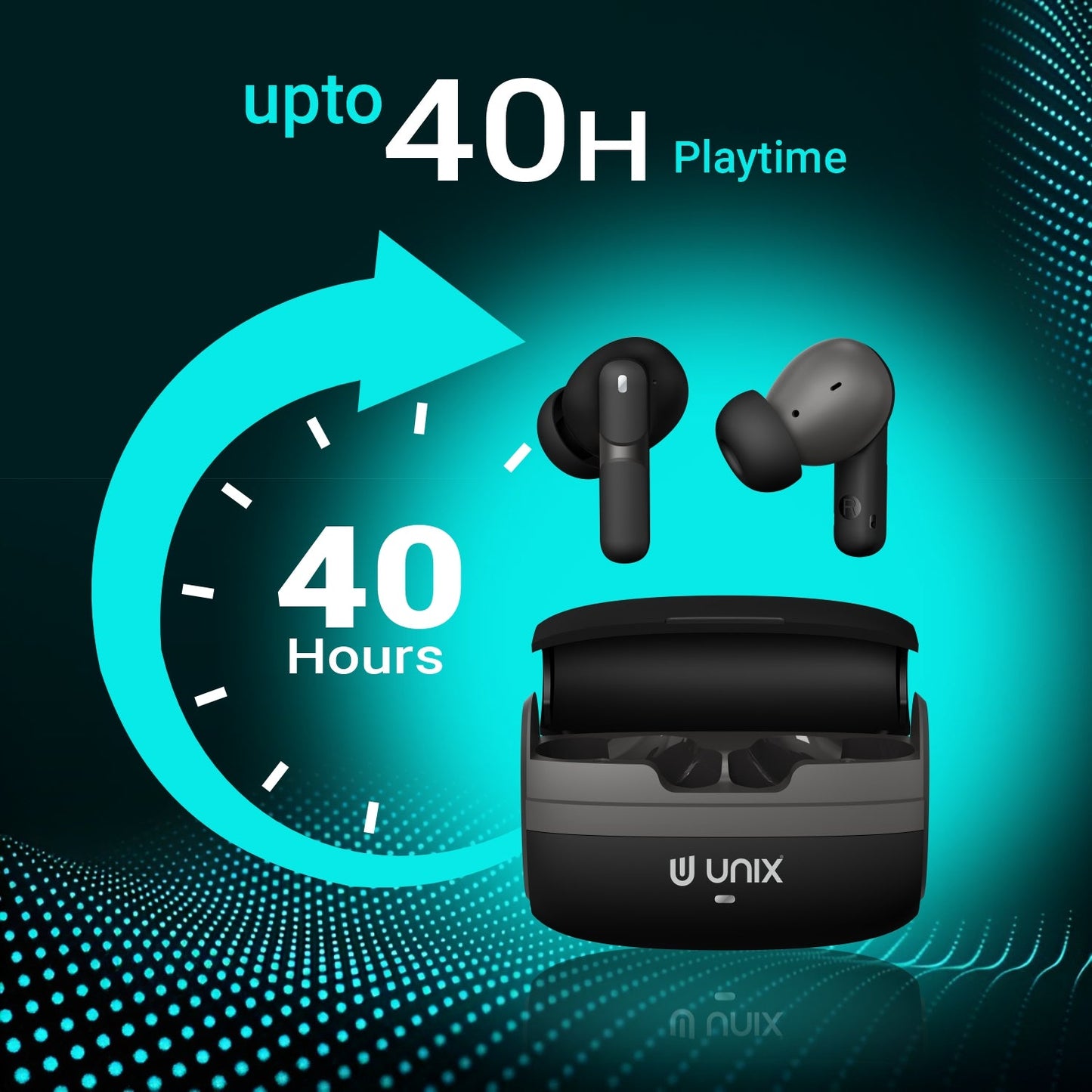 40 hours playtime Wireless Earbuds 